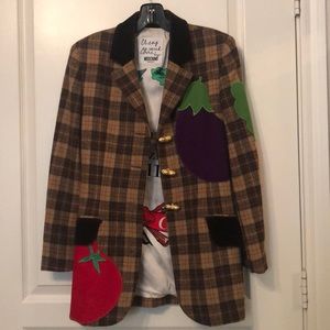 Moschino plaid jacket HARD TO FIND Size 4